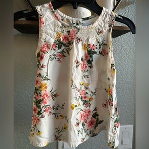 Old Navy Girls Floral Tank Top Size 5